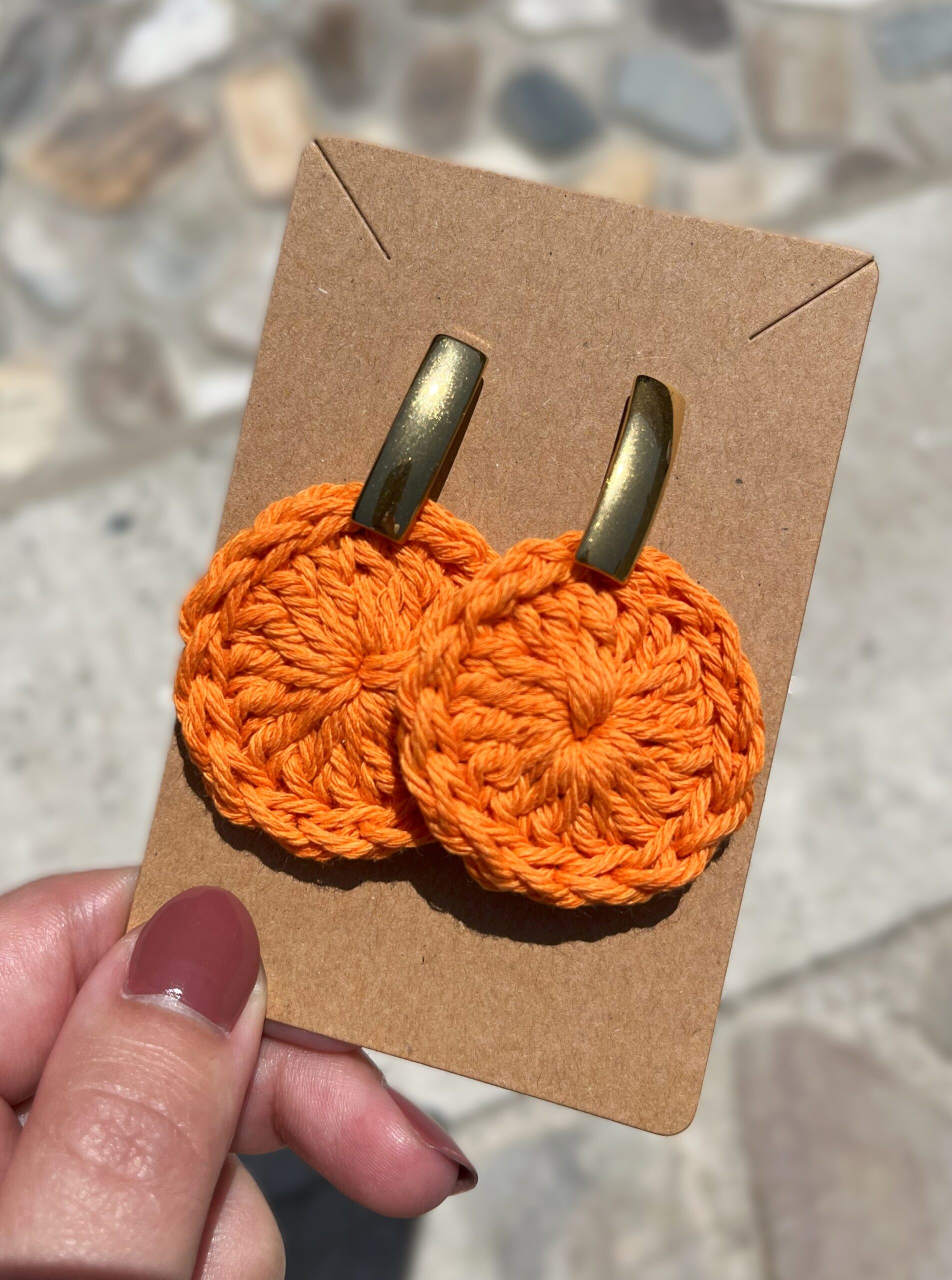 Kvačkani uhani - SONČNI KROG