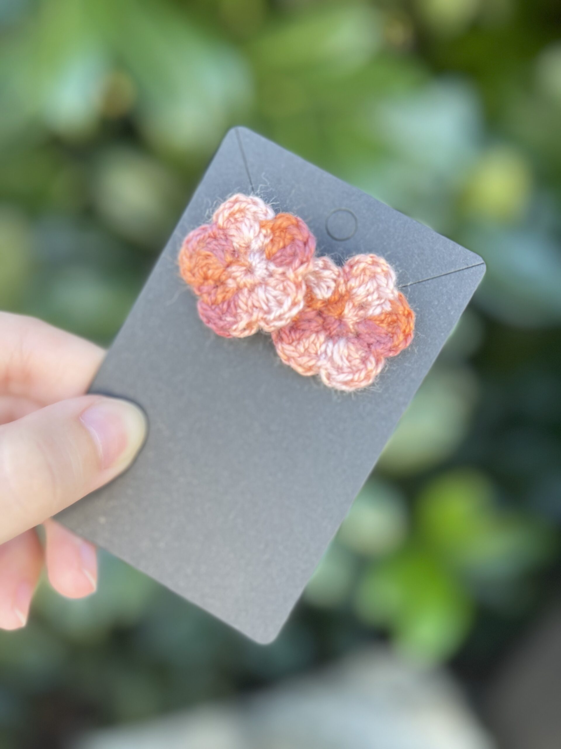 PASTEL - kvačkani uhani