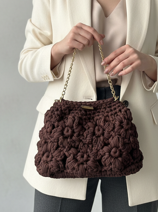 FLORA - kvačkana torbica - Image 3